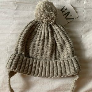 NWT Gray/Oatmeal Zara Children’s Hat